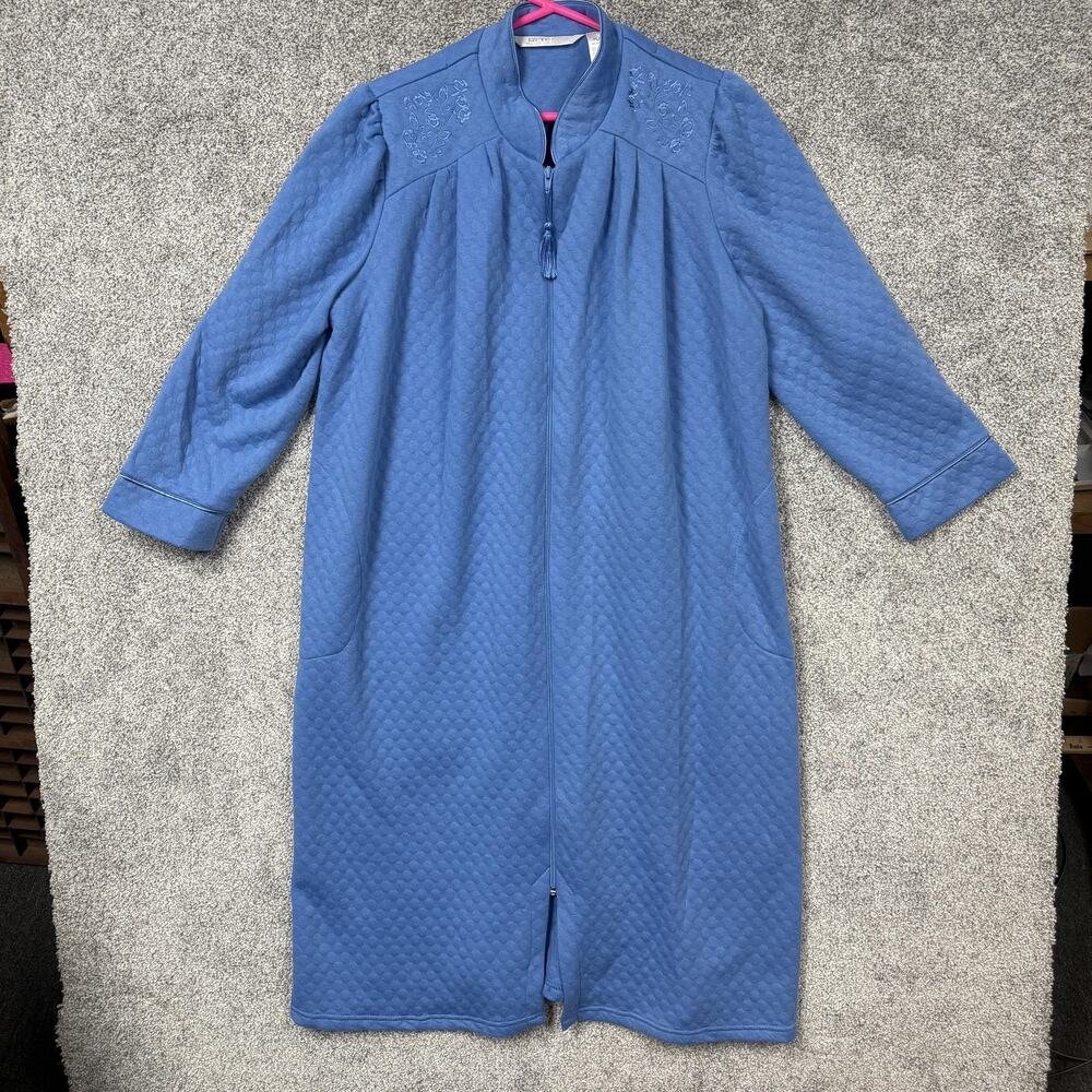 Jasmine Rose Robe Womens PL Petite Cozy Cottagecore Comfy Grandmacore Loungewear